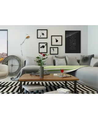 Kochaj, wierz i żyj w pełni - plakat