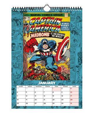 Marvel Komiksy - kalendarz A3 2027