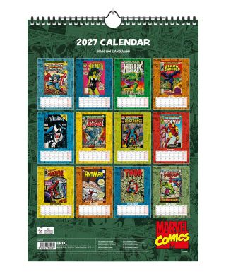 Marvel Komiksy - kalendarz A3 2027