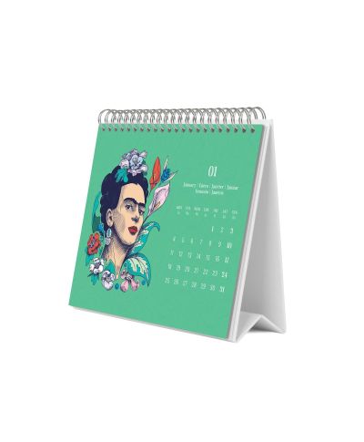 Frida Kahlo - biurkowy kalendarz 2027