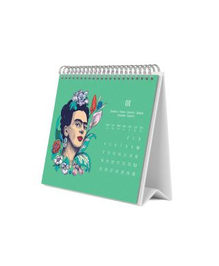 Frida Kahlo - biurkowy kalendarz 2027