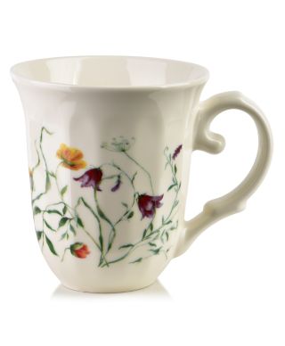 LAVIA Kubek 320ml 9,5x13x10,5cm łąka poziomki