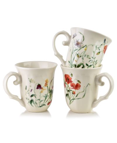 LAVIA Kubek 320ml 9,5x13x10,5cm kwiatkiłąka