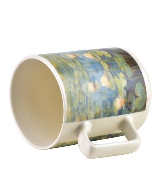 MOJRA Kubek 350ml 8x11x10cm nenufar impresja