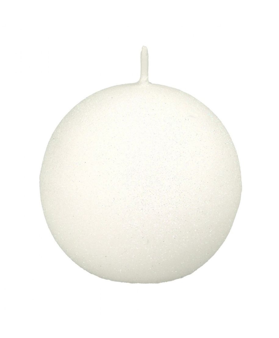 Świeca CLASSIC CANDLES Kula 10cm biała