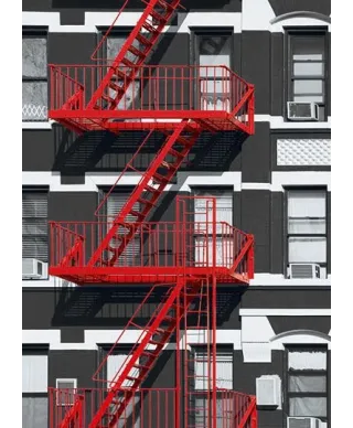 Fototapeta na ścianę - Nowy Jork - Schody - 183x254 cm