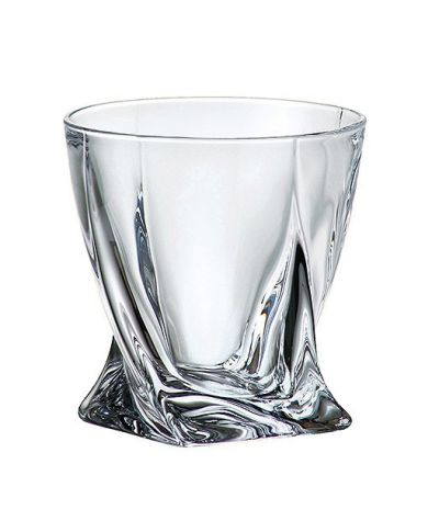 BOHEMIA PRESTIGE QUADRO Komplet 6 szklanek whisky 340ml