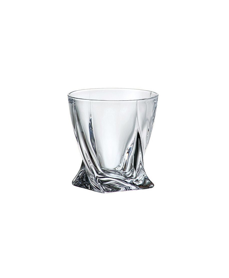 BOHEMIA PRESTIGE QUADRO Komplet 6 szklanek whisky 340ml