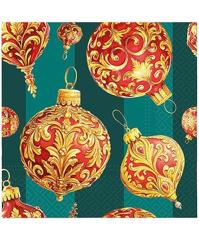 Serwetki 33x33 Bombki vintage 20szt