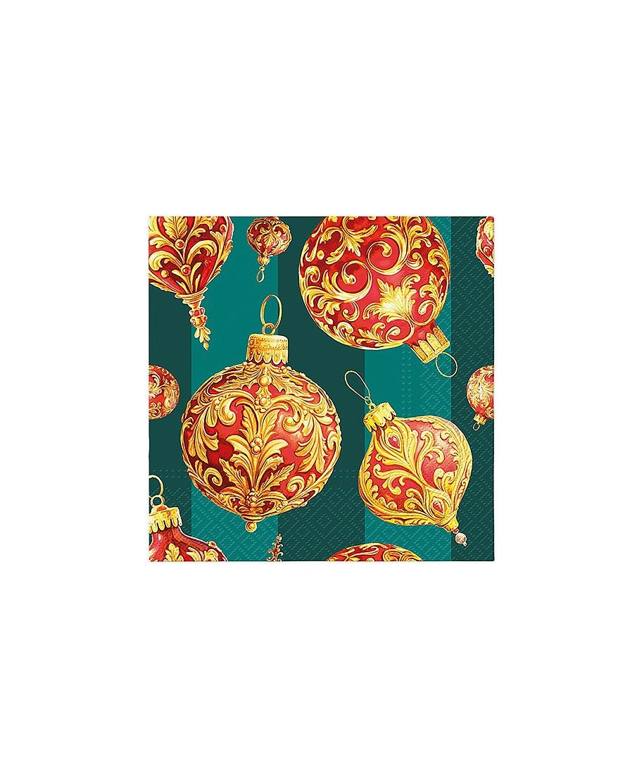 Serwetki 33x33 Bombki vintage 20szt