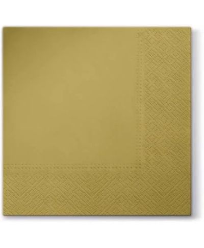 Serwetki UNICOLOR złota 33x33 20szt