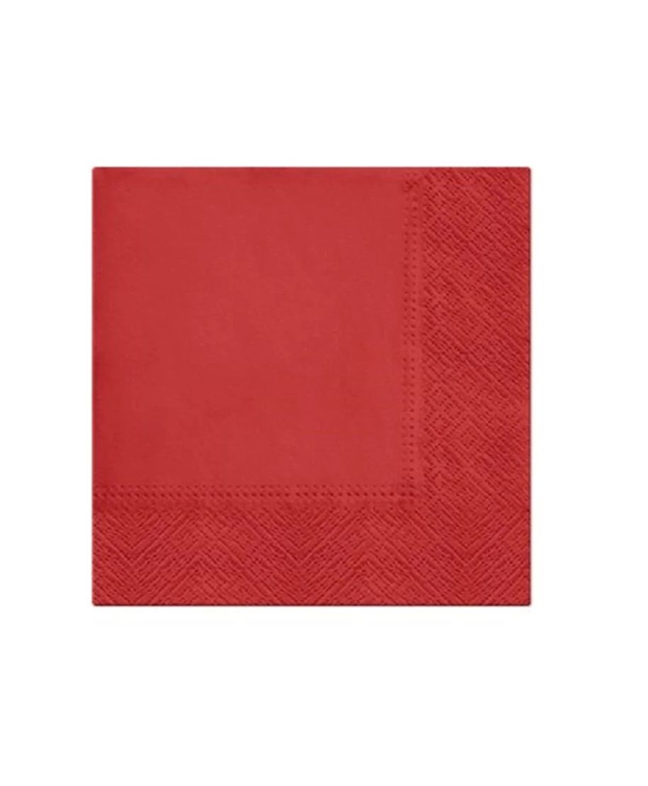 Serwetki UNICOLOR czerwona 33x33 20szt