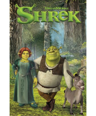 Shrek Bohaterowie - plakat