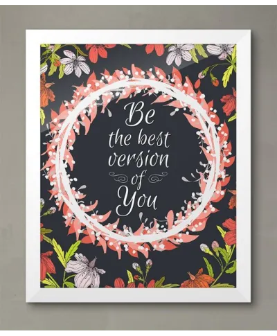 Plakat ścienny - Be the best version of You - 40x50 cm