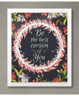 Plakat ścienny - Be the best version of You - 40x50 cm
