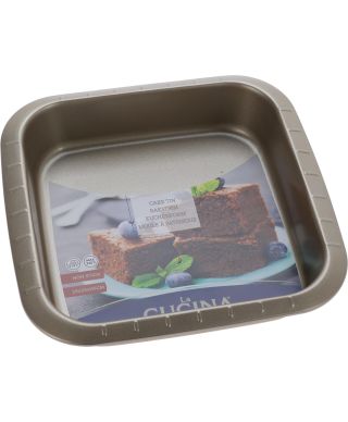 FORMA DO PIECZENIA STALOWA 25 × 25 × 5 CM