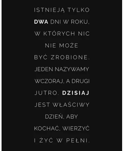 Kochać, wierzyć i żyć w pełni - plakat