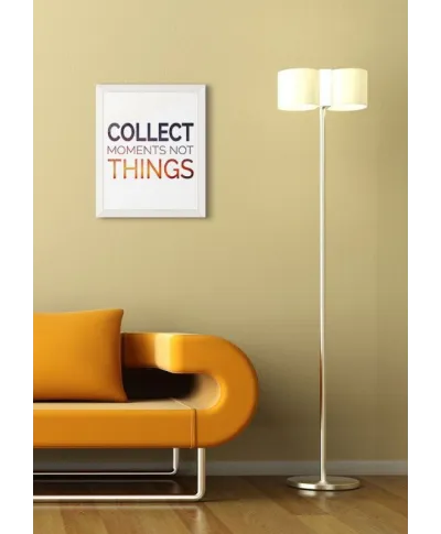 Collect moments not things - plakat