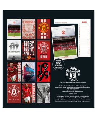 Manchester United FC - biurkowy kalendarz 2027