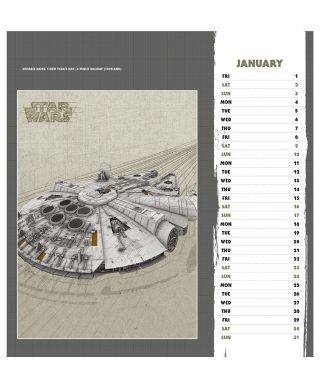 Star Wars Classic - biurkowy kalendarz 2027