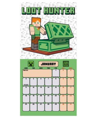 Minecraft  - mini kalendarz 2027