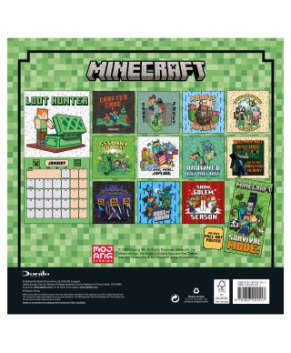 Minecraft  - mini kalendarz 2027