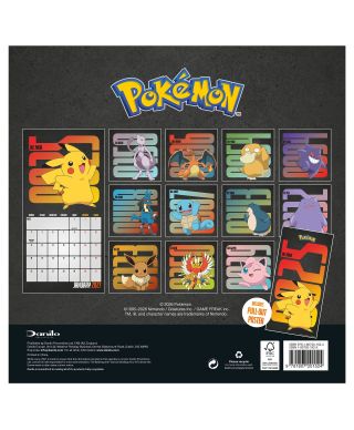 Pokemon - mini kalendarz 2027