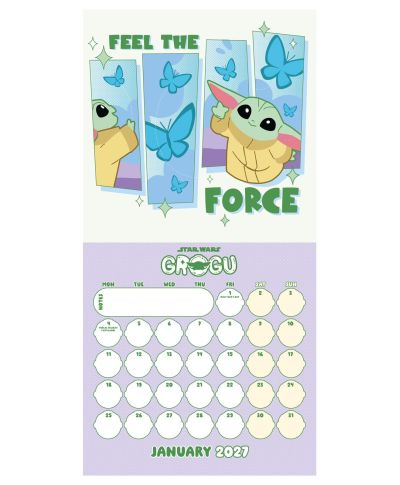 Star Wars The Mandalorian Grogu - mini kalendarz 2027