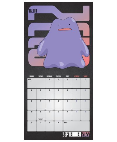 Pokemon - kalendarz 2027