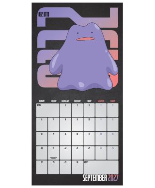 Pokemon - kalendarz 2027
