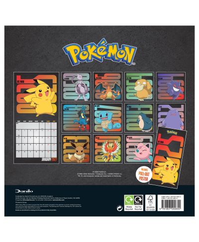 Pokemon - kalendarz 2027