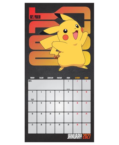 Pokemon - kalendarz 2027