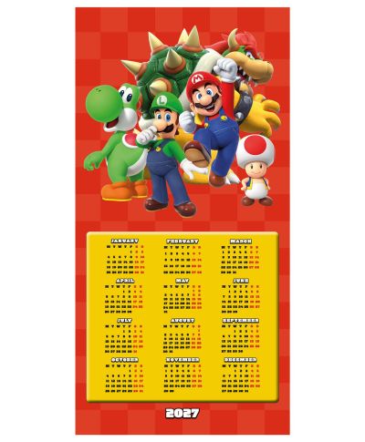 Super Mario - kalendarz 2027
