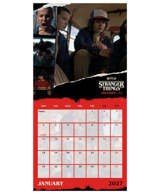 Stranger Things Season 5 - kalendarz 2027