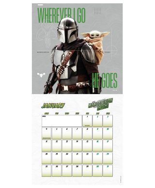 Star Wars The Mandalorian Grogu - kalendarz 2027