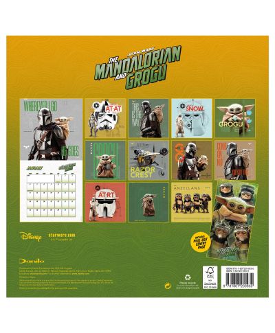 Star Wars The Mandalorian Grogu - kalendarz 2027