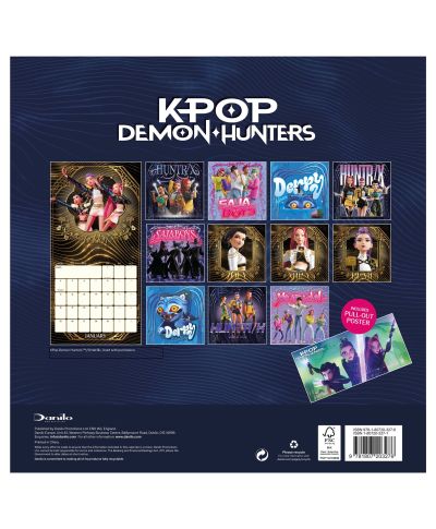 K-Pop Demon Hunters - kalendarz 2027