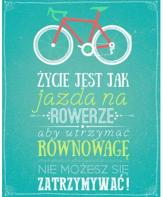 Rower - plakat