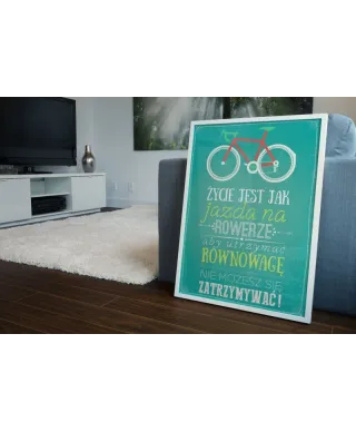 Rower - plakat
