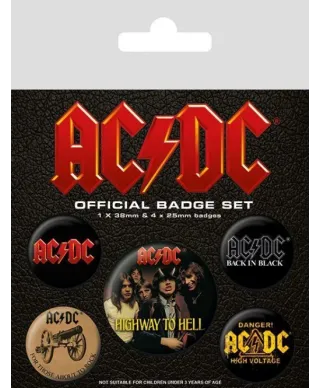 AC/DC (Logo) - przypinki