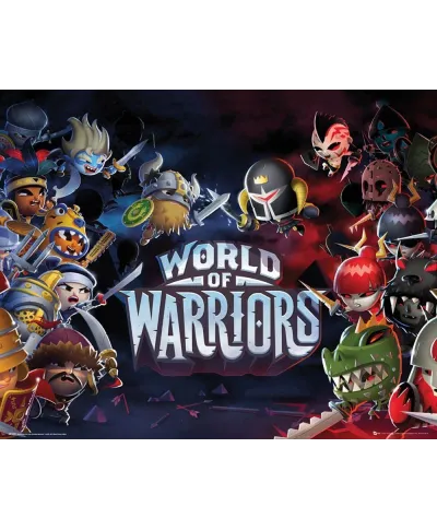 World of Warriors - Postacie - plakat