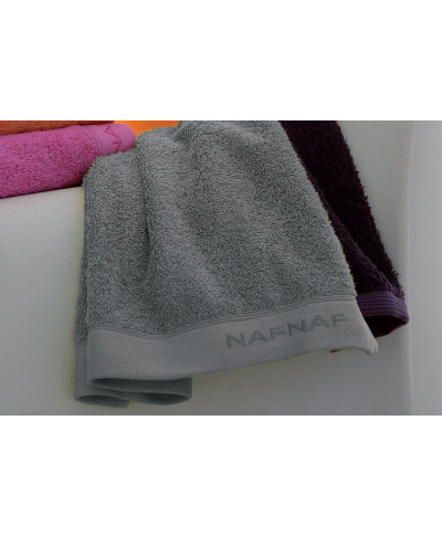 Ręcznik frotte - NAF NAF - 30x50 cm Casual grey - 100% Bawełna
