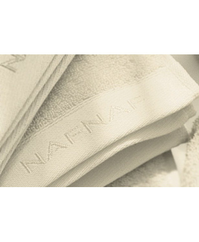 Ręcznik frotte - NAF NAF - Bawełna - Ecrue