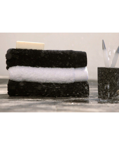 Ręcznik kąpielowy - Czarny - 100% Bawełny - NAF NAF - 70x140 cm
