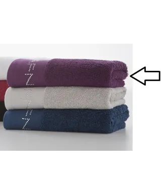 Ręcznik - Fioletowy - Kryształki NAF NAF - 100% Bawełna