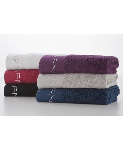 Ręcznik kąpielowy - Granatowy - 100% Bawełna - 70x140cm