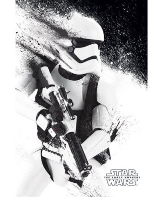 Star Wars Force Awakens VII Stormtrooper - plakat