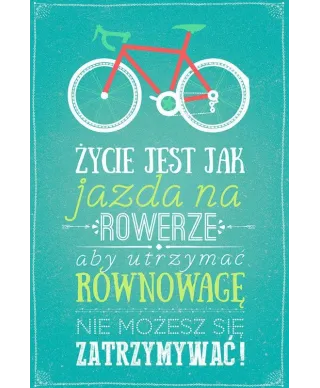 Rower - plakat