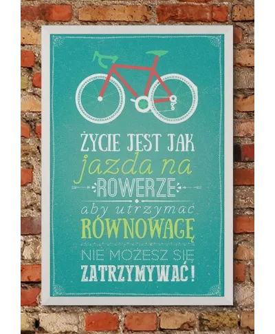 Rower - plakat