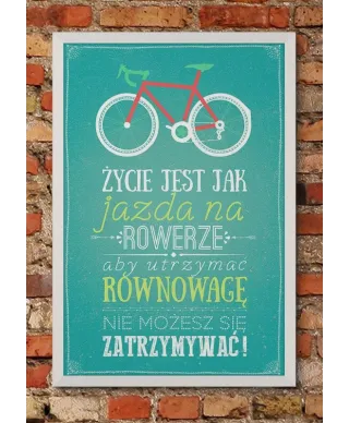 Rower - plakat